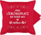 Shirtracer Kissenbezug - Statement - Lieblingsplatz - weiß/rosa - 50 x 50 cm - Rot - kissenbezüge Liebe Statements liebes kuschelkissen herzensmensch Geschenk sprüche neben dir baumwollkissen