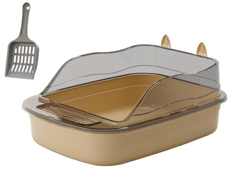 Baoblaze Bac Litière pour Chat Grande - Caisse Litière pour Chats Adultes, Chatons et Deux Chats - Arbre à Chat