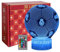 INTUPGD Regalo de Fútbol para niños, 16 colores cambiantes con control remoto, fútbol luz nocturna 3d ilusión juguete regalo creativo cumpleaños de Navidad, comunion niño, Decoración