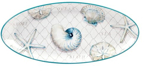 Certified International Ocean View Fish Platter, 19.5 x 8.75