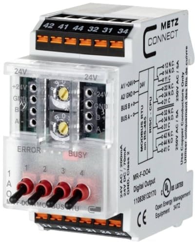 Metz Connect 110836132170 24 V/AC, 24 V/DC 200 mA Anzahl Ausgänge:4 x Inhalt 1 St.