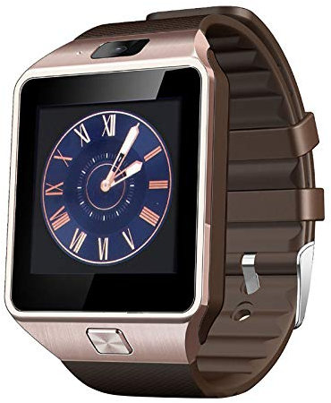 Trailrest Reloj Inteligente Niño Smartwatch Connect Watch Call Men Phone Watch DZ09 Android Smart Smart Watch Reloj Hombre Inteligente Deportivo (As Shown, One Size)