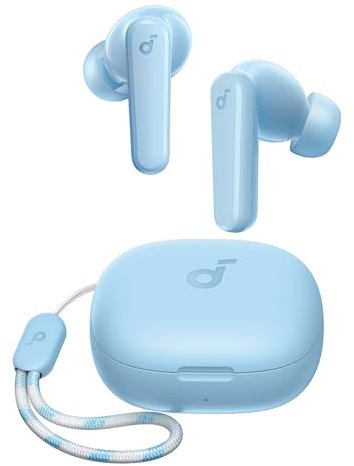 soundcore Anker P20i True Wireless Earbuds, 10-mm-Treiber mit großem Bass, Bluetooth 5.3, 30 Stunden Lange Spielzeit, IPX5 wasserdicht, 22 voreingestellte EQs(Generalüberholt)
