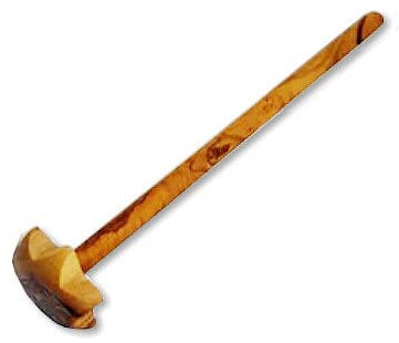 Quirl aus Olivenholz, 25 cm