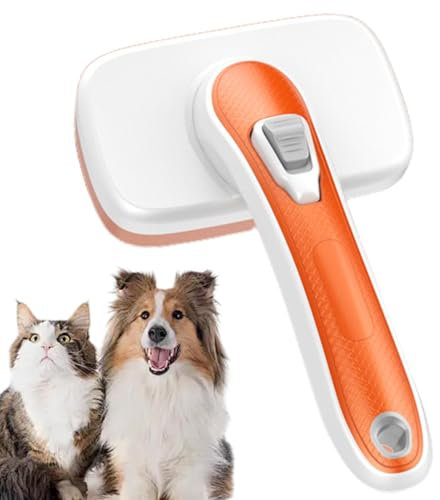 Hundezupfbürste | Hundebürste für Cockapoo | Pudel Hundebürste | Zupfbürste für Hunde, Reinigung von Haustierpflegebürsten entfernt 90% der abgestorbenen Unterwolle und losen Haare