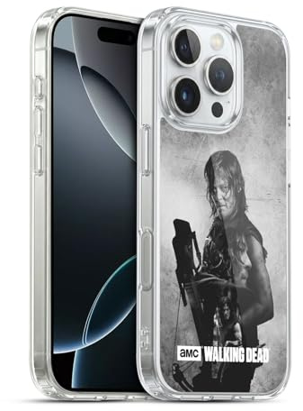 Head Case Designs Offizielle AMC The Walking Dead Daryl Doppelte Aussetzung Soft Gel Handyhülle Hülle kompatibel mit Apple iPhone 16 Pro