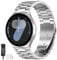 SUNDAREE Keine Lücke Armband Kompatibel mit Samsung Galaxy Watch 7 44MM 40MM/6 Classic 47MM/5 Pro 45MM,Herren Damen Edelstahl Metall Uhrband für Watch 7/FE/6/5/4 46MM 43MM 42MM,Silber