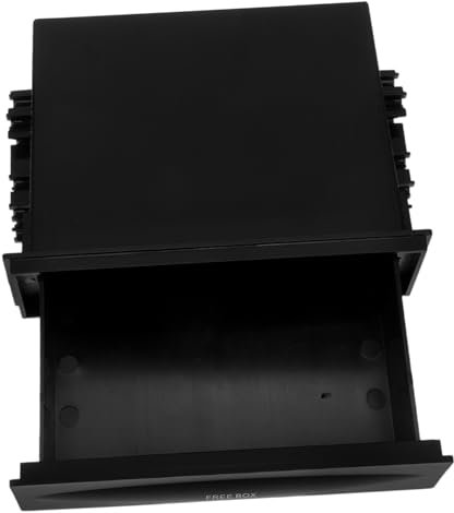 WEKADRIN Organiseur De Tableau De Bord Boîte De Rangement pour Autoradio Boîte Audio Garniture De Tableau De Bord Support pour Lecteur CD