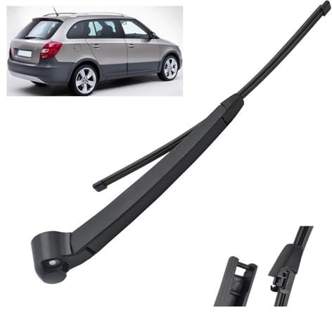 Wischerblätter Scheibenwischer Heckscheibenwischer Ersatz für Skoda Fabia MK 2 5J Schrägheck 2007–2013, den Lärm zu reduzieren es haltbarer