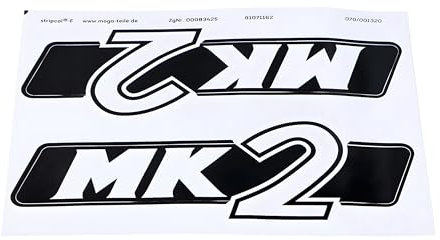 Aufkleber Satz MOGA 135mmx47mm für Hercules MK 2 Bj. 1975