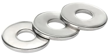 Rondelle plate large en acier inoxydable 304, grand joint lisse(M6)