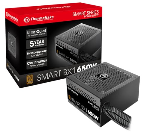 PC-Netzteil Thermaltake SMART BX1 SE, 650 W (80+ Bronze) – Schwarz