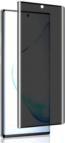 Jaavkkma 1 Pièce Verre Trempé Anti Espion pour Samsung Galaxy Note 10 Plus Protection D'écran, 9H/Sans Bulles/Anti-Peeping/Anti-Spy, Protège Écran pour Galaxy Note 10 Plus - Privacy Vitre Trempé