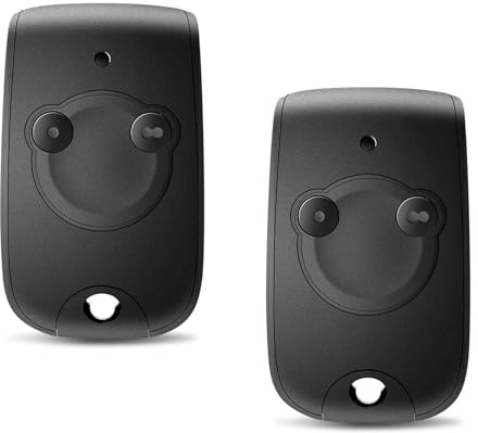 2 Pièce Remplacement pour télécommande 1841026, télécommande portail 433,92 MHz 2 canaux, pour contrôler 2 moteurs de portails et portes de garage