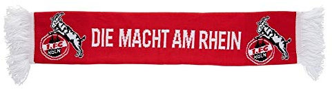 1. FC Köln Autoschal - Die Macht am Rhein - Car Scarf, Auto Schal, Fanschal - plus Lesezeichen I love Köln