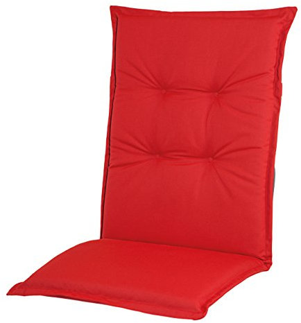 Adlatus-Kühnemuth - Gartenstuhlauflage - Polsterauflage - Sitzauflage - Classic Dessin 101, Farbe: rot (Mittellehner Auflage 110 Gesamtlängex50 cm Breite)
