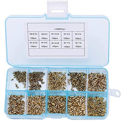 Buwei Tubular Rivets M0.9 M1.3 M1.5 M1.7 Mix Circuit Board PCB Nails Copper Hollow Riv