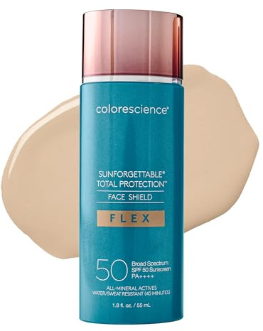 Colorescience, Total Protection Face Shield Flex, SPF 50, Fair