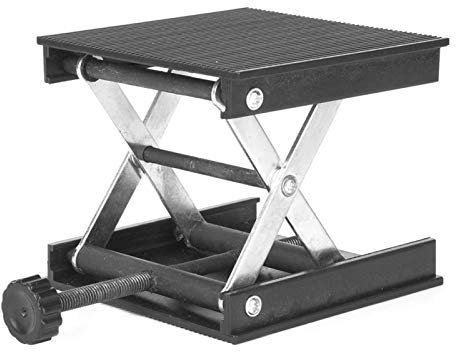 Tyenaza Plataforma Elevadora, Mesa Elevadora Fresadora, 90x90mm Plataforma elevadora Lab de Laboratorio, Soporte de Plataforma de Elevación de Soporte de Metal Ajustable, para Experimentos, Alumno