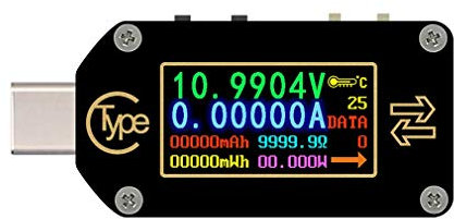 Fasizi TC66C Type-C Bluetooth PD Trigger USB Spannung Amperemeter Kapazitätsmesser 2 Wege Messung Ladegerät Akku APP PC USB Tester