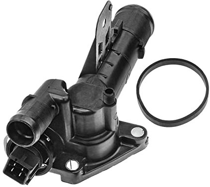 Frankberg Termostato refrigerante con sensor carcasa junta compatible con Qashqai +2 I 2007-2013 Clio III 2005-2012 Megane II 2002-2010 Replace# 110605536R