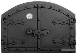 Porte de four double en fonte LANGALLO-BT