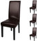 Fuloon Esszimmer Stuhlhussen 4er/6er Set, Wasserdichtes Pu Leder Stretch StuhlBezug Stuhl Hussen Dekor Moderne Spann-Abdeckung