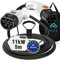 KUAX Typ 2 Ladekabel 11KW 3 Phasen Ladekabel mit 16A, 5M, 11KW, IP54, IEC-62196-2 geeignet für Model S/3/X/Y | e-Golf/e-UP/ID.3 | i3/i8 (Weiß)