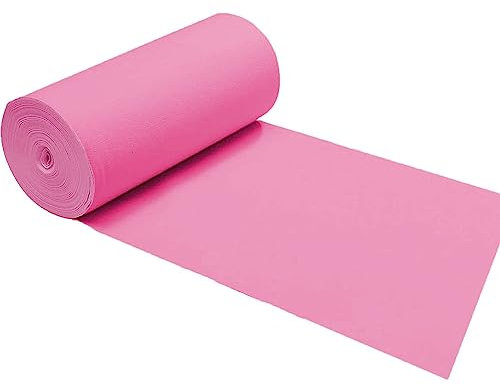 Tapis de couloir rose 10 m 20 m 30 m 50 m, 2 mm d'épaisseur tapis de passerelle de cérémonie d'événement antidérapant pour décorations de fête de mariage intérieures et extérieures, tapis de réception