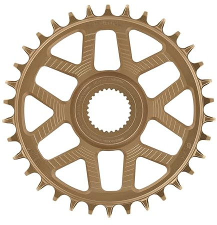 Helix R e*spec Kettenblatt – 34 Zähne – Bosch Gen4 Direct Mount – 52/55 mm Kettenlinie – 11/12 V kompatibel – Bronze