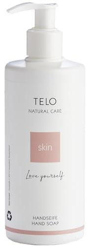 TELO natürliche Handseife flüssig | schützende Bio Seife mit Vitamin E, BIO Apfelsaft, BIO Pflanzenextrakte und BIO Lavandinöl | spendet Feuchtigkeit | dermatologisch getestet | sanfte Reinigung