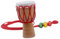 VALICLUD Afrikanische Handtrommel Kette mit Anhänger Schlagzeug-Halskette geschenk Halsketten Afrikanische Trommel Holztrommel hölzern Schlagzeuger Kunsthandwerk Tambourin Djembe Bambus