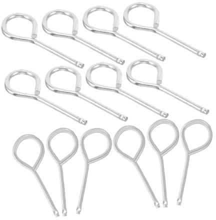Uonlytech 30pcs Fire Extinguisher Safety Pins Stainless Steel Lock Pins Set Easy to Install Replacement Pull Pins for Fire Safety