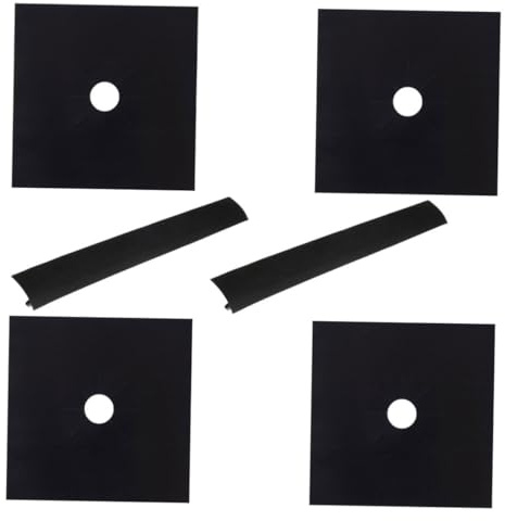 DOITOOL Gas Stove Cooker Slit Strip Sealing Tape Heavy Duty Gas Hob Guard 4 Sheets Oven Liner