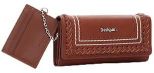 Desigual Trama Mariona Long Wallet Camel