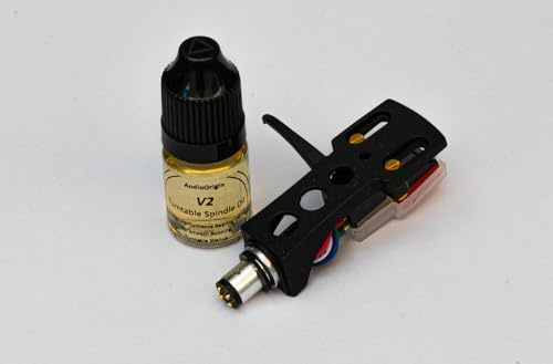 Matt Black Headshell, Cartridge, Stylus and V2 Lubrication Bundle fits KAM DDX-1200, DDX-750, BDX-300, DDX-700, DDX-2000, DDX-680, BDX-900