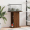 Rantry Aquariumständer Aquarium Unterschrank Aquarien Schrank, Aquarium Tisch mit Stabiler Oberplatte, Aquariumschrank für Sicheren Stand Braun Eichen-Optik 60,5x36x72,5cm Holzwerkstoff