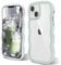 ORDA for iPhone 15 Case Cute Wave Frame Curly Shape Shockproof Hard PC Phone Cover for Women and Girls Compatible with for iPhone 15 6.1 inchs- Mint Green