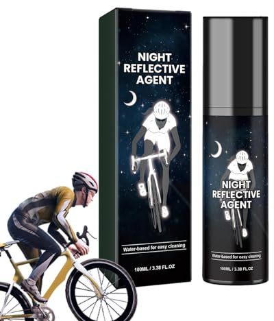 Vernice fosforescente da 100 ml, vernice riflettente di sicurezza, vernice fosforescente a lunga durata, per abbigliamento, biciclette, skateboard, tela, legno, tessuto