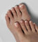 120 Pièces MouyouGlow Faux Ongles D'orteil à coller Court,Carré Nude Blanc French Natural Fake Ongles Pieds Toe Nails Full Cover Orteils Press on Nails avec Colle