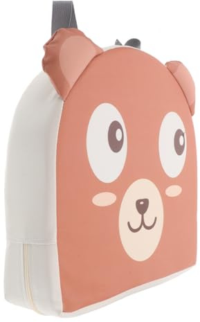Kindersitzerhöhung für Esstisch mit Cartoon Design, Rosa | Pu Leder mit Schaumstoff, und Fest, Atmungsaktive Auflage, Waschbar, für Kinder und Schüler