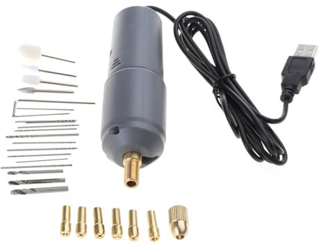 Taladro eléctrico de 5 V con agujero de ojo de perla, apertura de joyas, máquina pulidora eléctrica para perforar