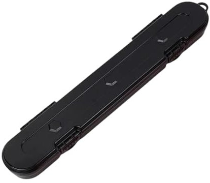 Sharplace Aufbewahrungsbox für Kettensägenkette, Multifunktionaler Schutz, 55,5 cm X 10 cm, Kettensägen Organizer, Halterständer, Schwarz