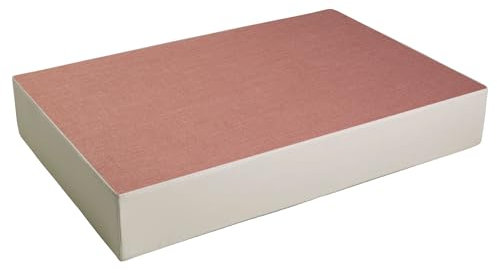 malwim Hochwertige Hüpfmatratze für Kinder – 107x70x17cm | Indoor Sprungmatte – Made in Germany | Weich, Sicher & Langlebig | Bordeaux/Beige