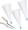 Cpolebev 3 Pack Tile Grout Masonry Mortar Bag & Brick Jointer & -Pointers, Heavy Duty Piping Bags Grout Sealer Bag (Blue)