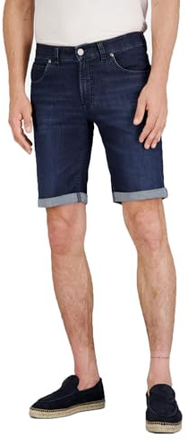 Atelier GARDEUR Herren Jeans-Shorts John-3 Modern Fit Stretch Denim, 470791.168 Dark Stone Blue SIZE56(W40)