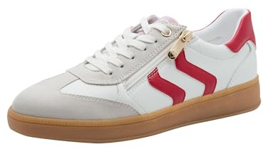 Marco Tozzi Damen Sneaker weiches Feel Me Wechselfußbett weiches Innenfutter Vegan Modern