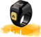 KEWAYO Smart Tasbih Zikr Ring, 22 mm Muslim Digital Azan Wecker, Tasbih Zähler Smart Ring (Schwarz)