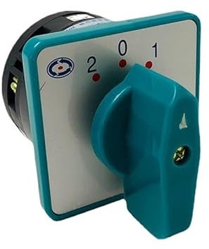 Interrupteur à cames à contact argenté, 3 positions, 1 pôle, commutateurs rotatifs à changement de niveau, 5 A, vert, 6 bornes