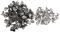 100 Stück Zaun-Drahtklemmen mit Schrauben, perfekt für Garten und Außenbereich (Aluminium)